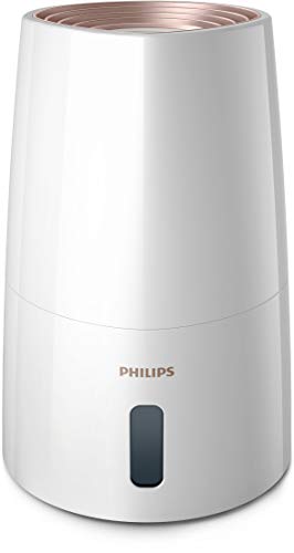 Philips Luftbefeuchter 3000 Serie HU3916/10 (bis zu 45m², hygienische NanoCloud-Technologie, leiser Nachtmodus, Automodus, 3 Liter Wasserbehälter) weiß - 1